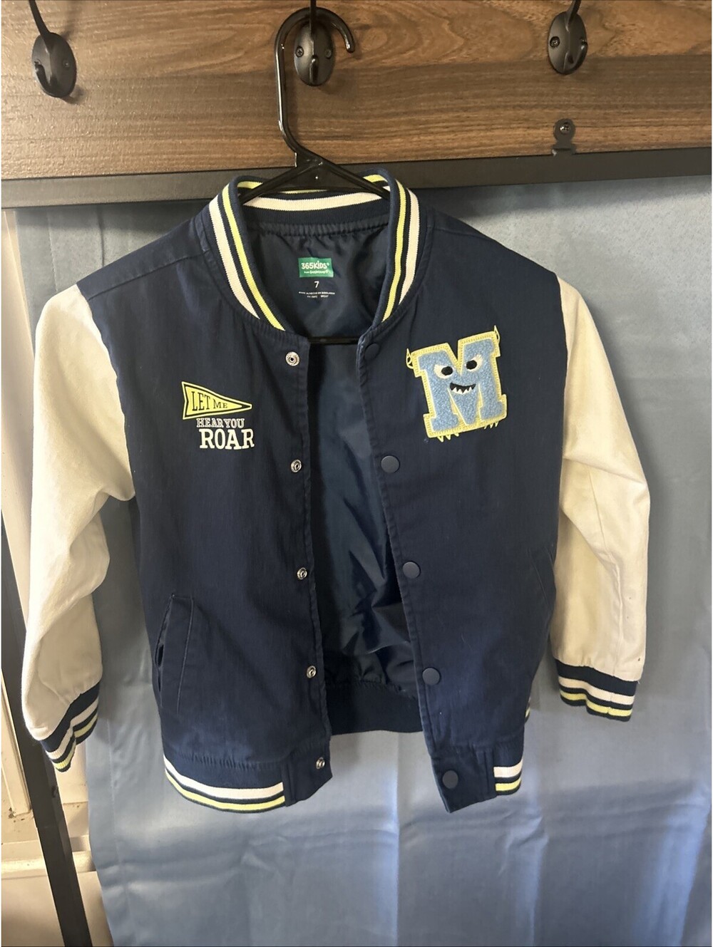Monsters Varsity Jacket Youth Size 7 Coat 365 Kids By Garanimals Kids Letterman